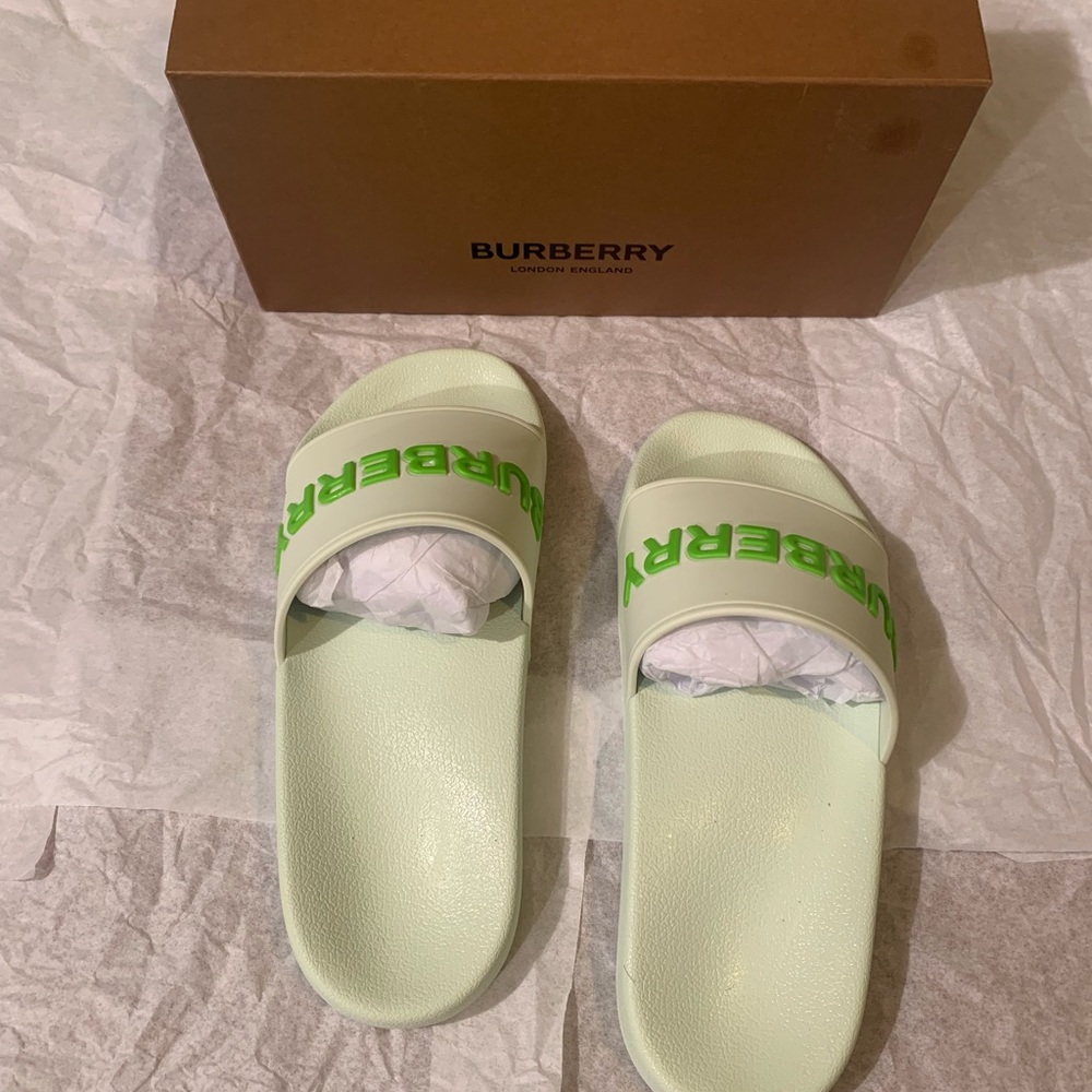 Burberry slides